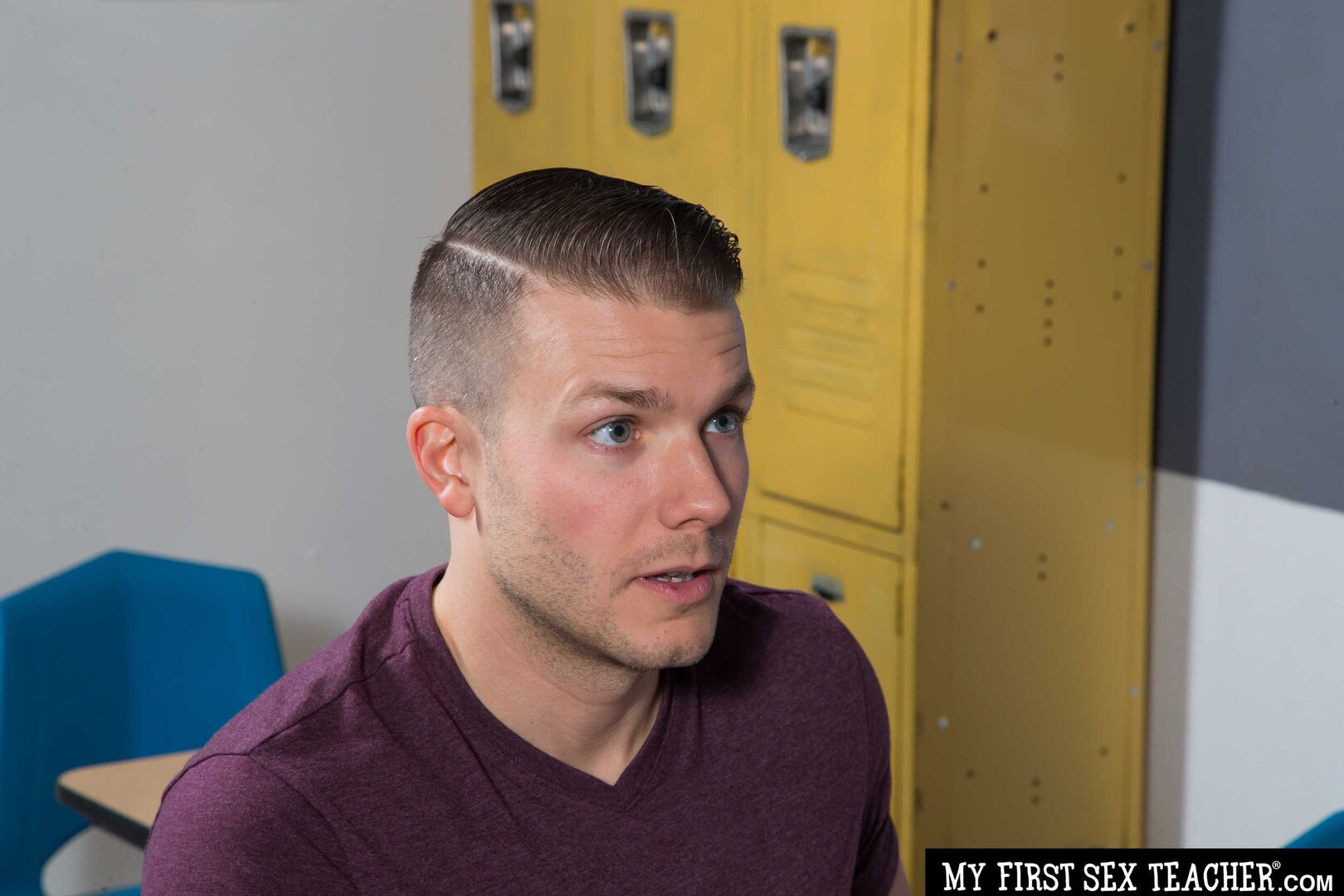 Reagan Foxx teaches her student a special lesson in classroom