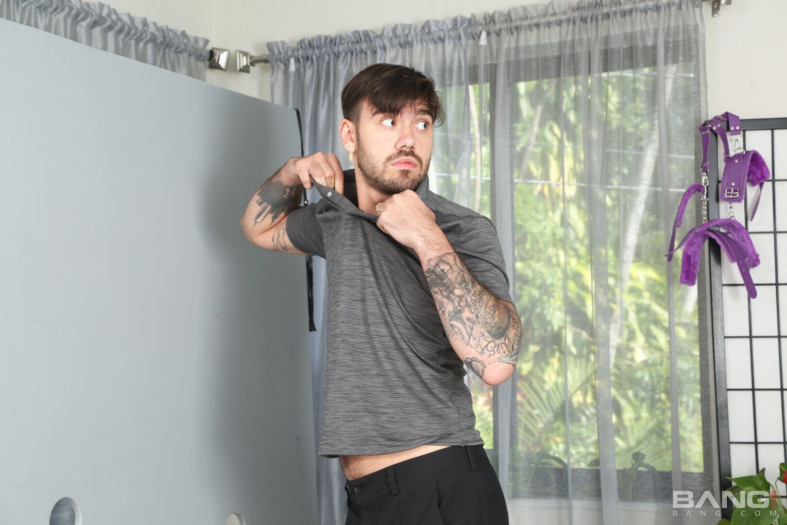 Jordan Maxx Gets Fucked By Her Step-Son Through A Glory Hole!