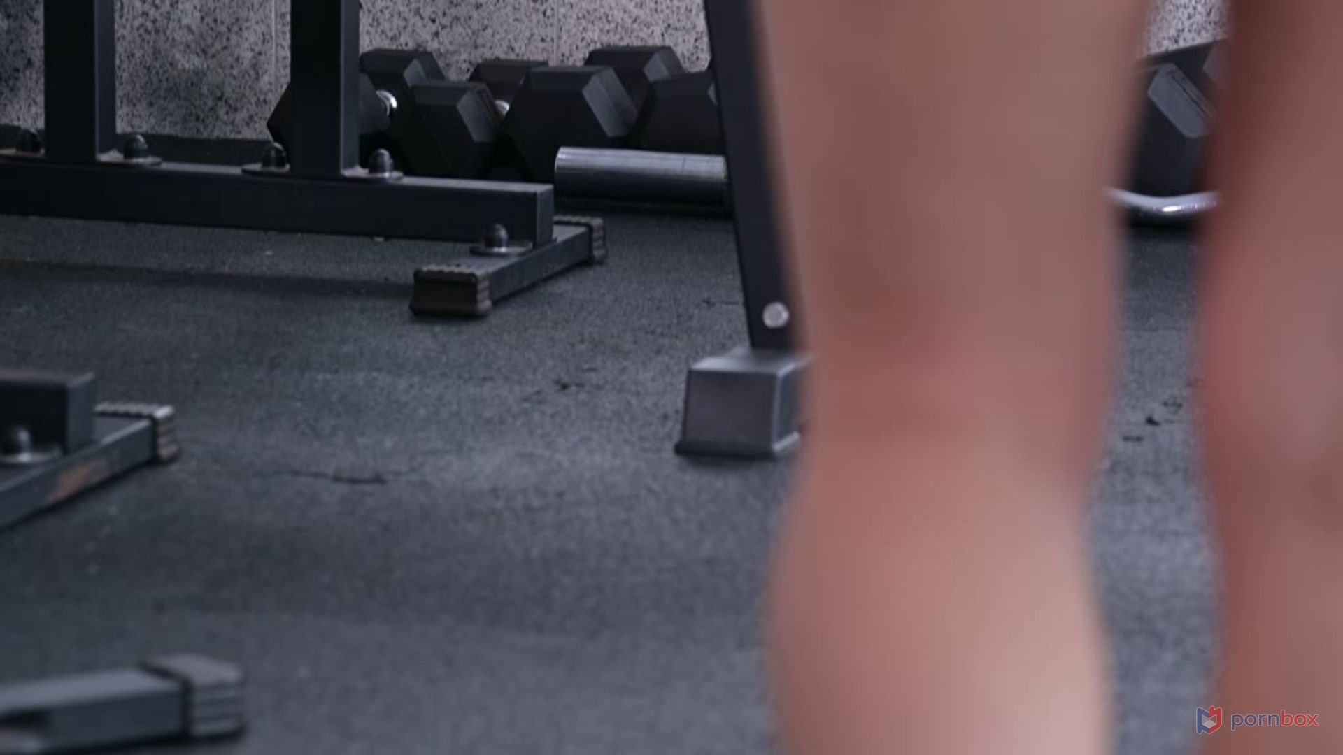 Busty Blonde Blanche Bradburry Treats Herself to Chocolate Sandwich at the Gym GP1745