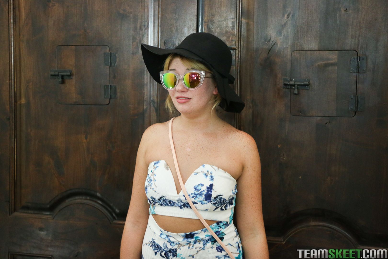 Freckled Teen Tryout
