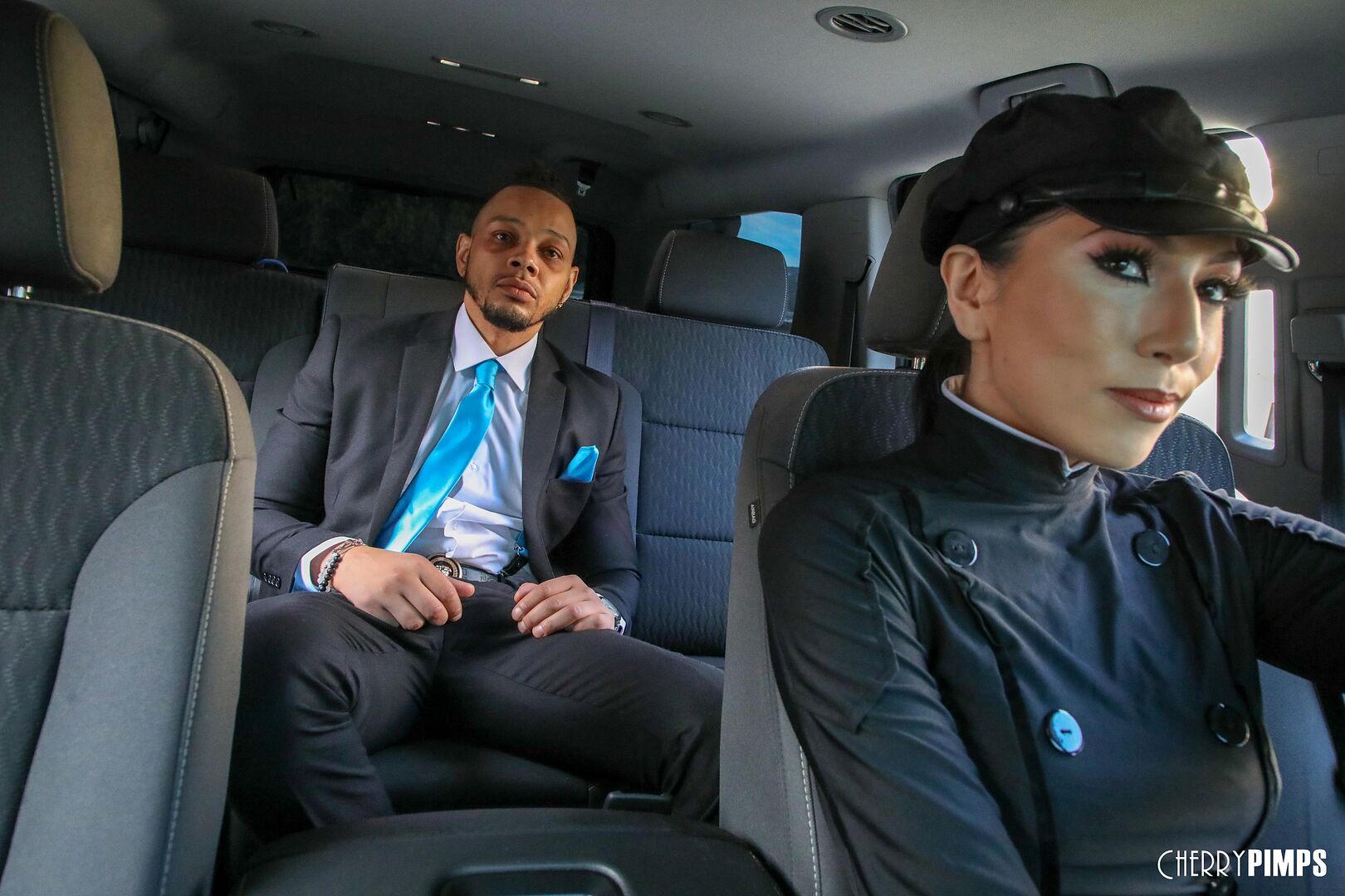 Chauffeuring All Over That Big Black Cock