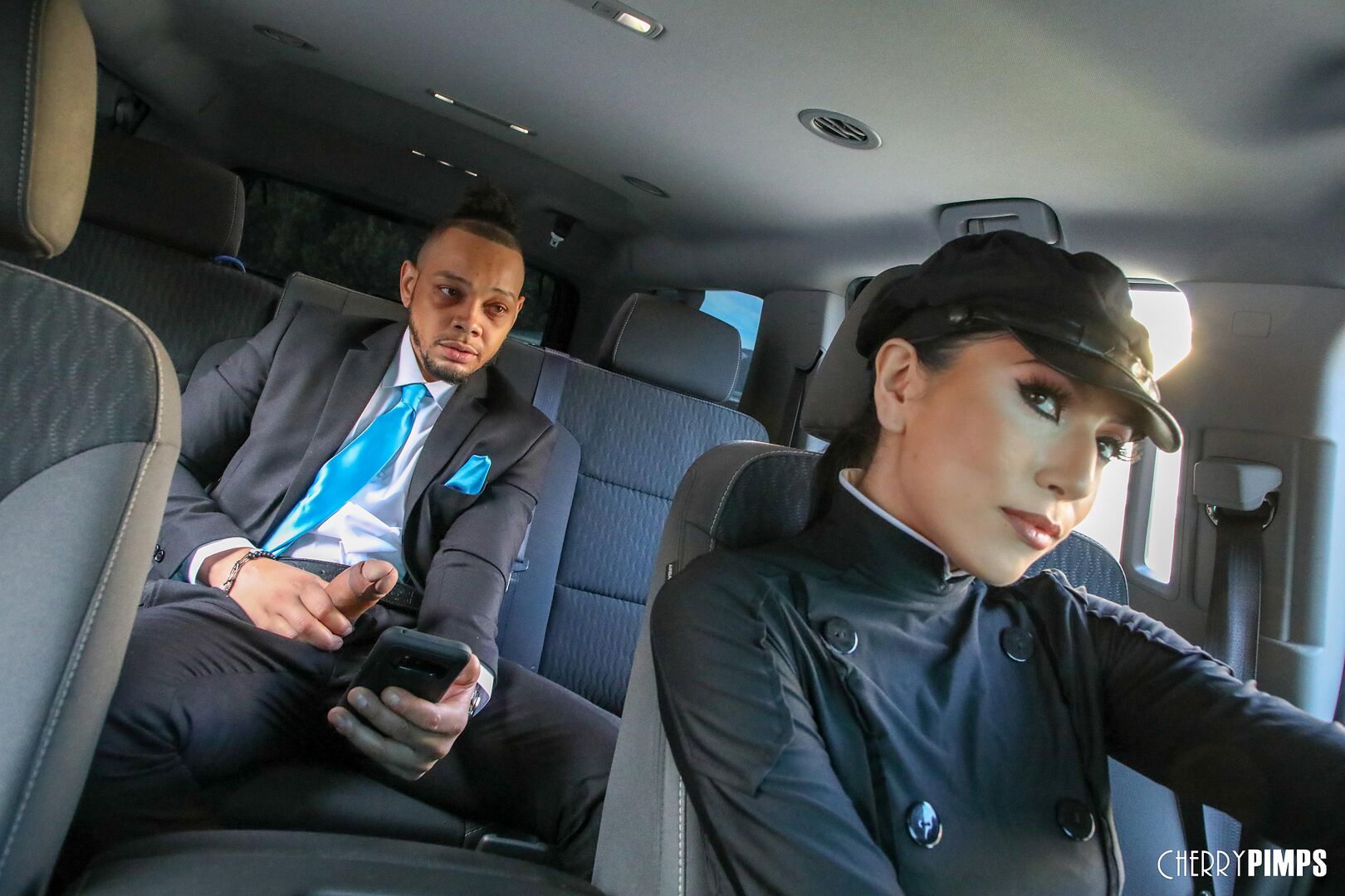 Chauffeuring All Over That Big Black Cock