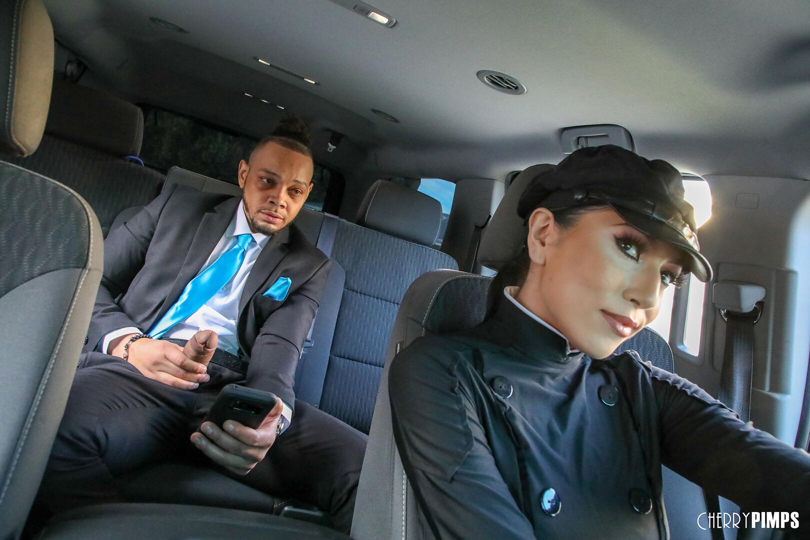 Chauffeuring All Over That Big Black Cock