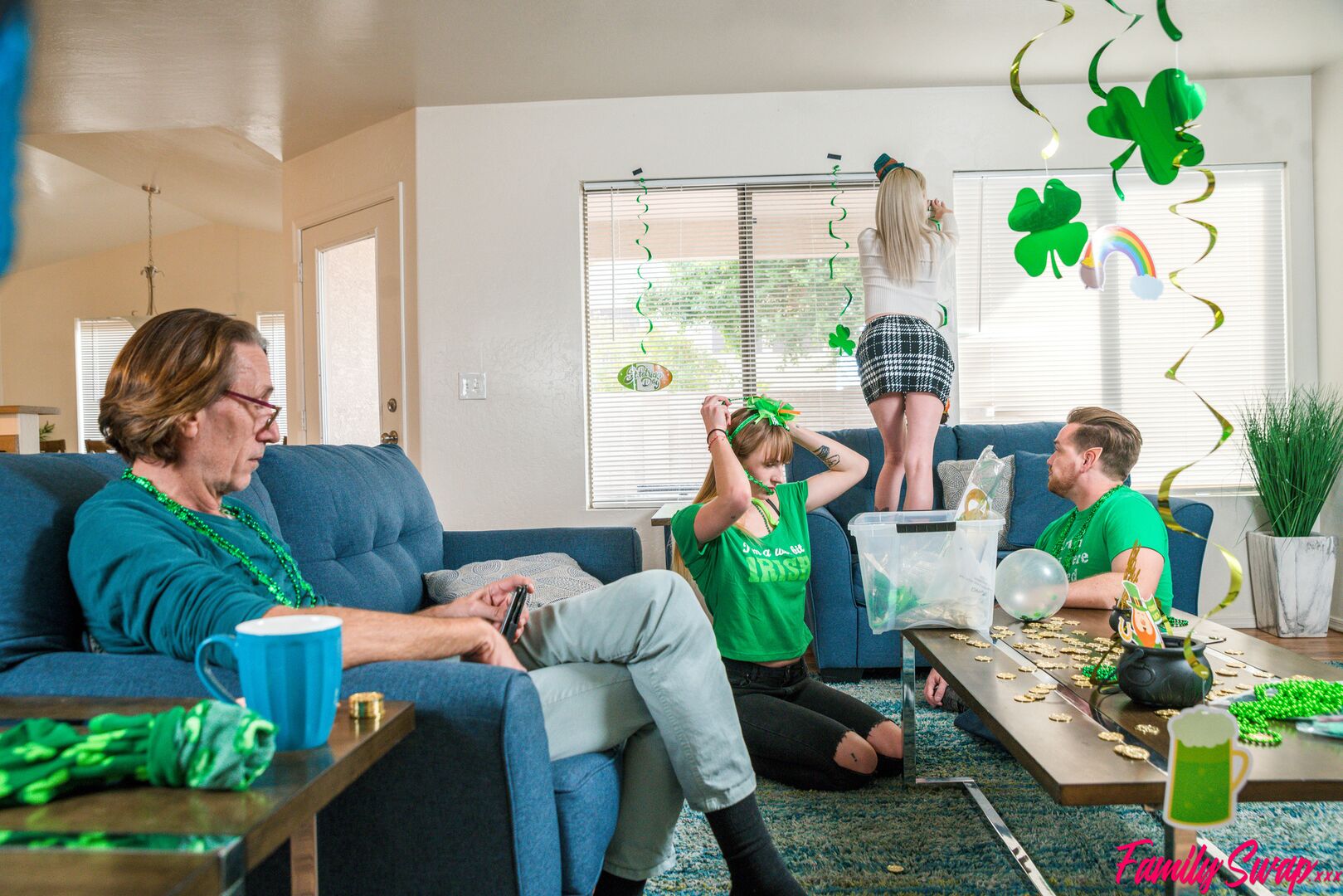 St Patricks Day With My Swap Family Gets Sexual