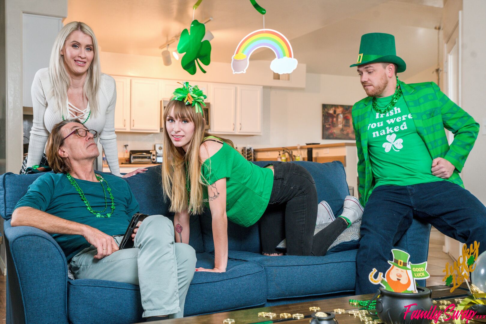 St Patricks Day With My Swap Family Gets Sexual