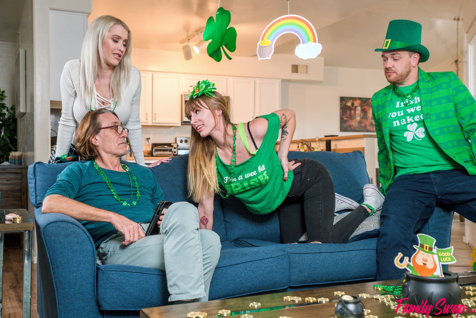 St Patricks Day With My Swap Family Gets Sexual