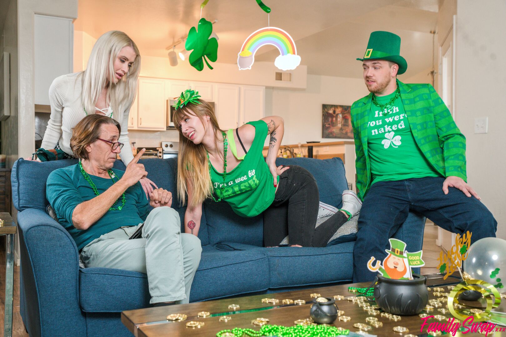 St Patricks Day With My Swap Family Gets Sexual