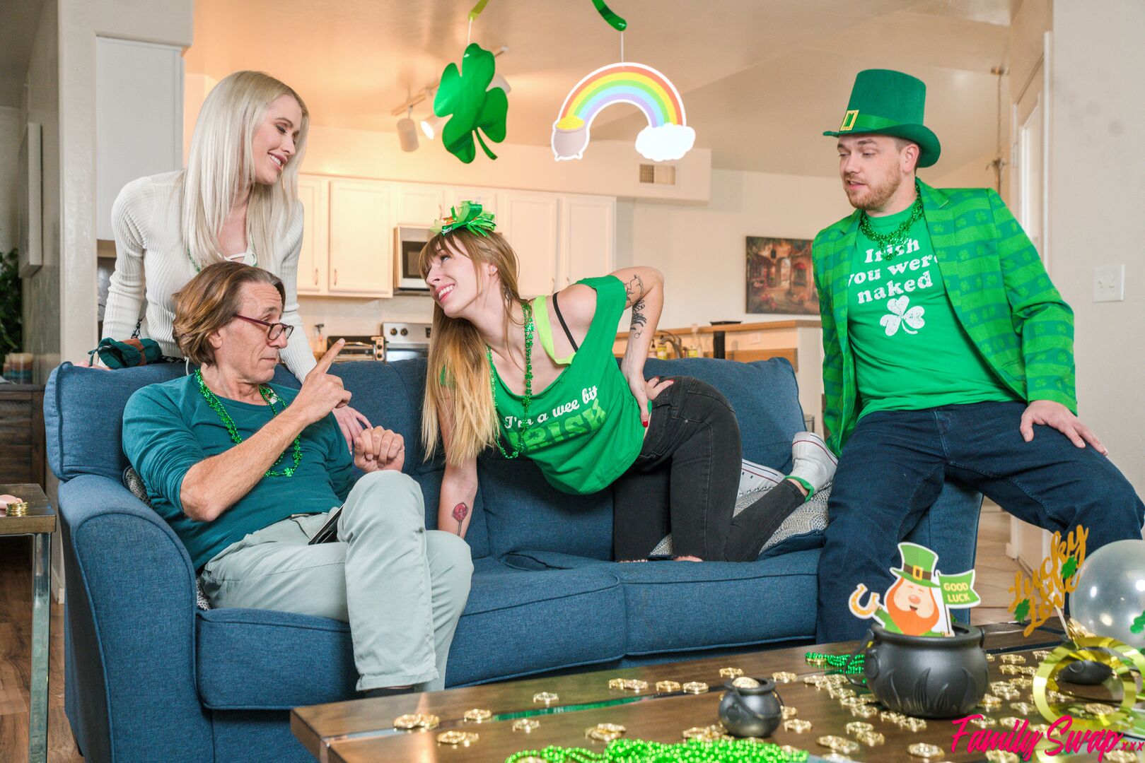 St Patricks Day With My Swap Family Gets Sexual