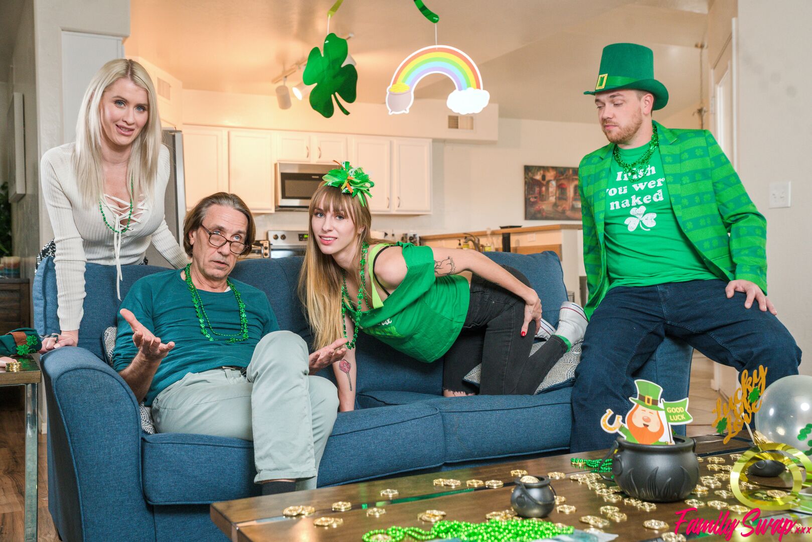St Patricks Day With My Swap Family Gets Sexual