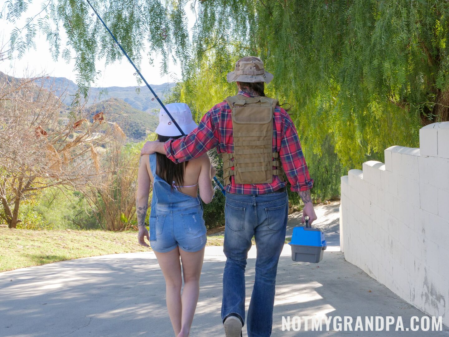 Stepgrandpa Teaches Me To Fish