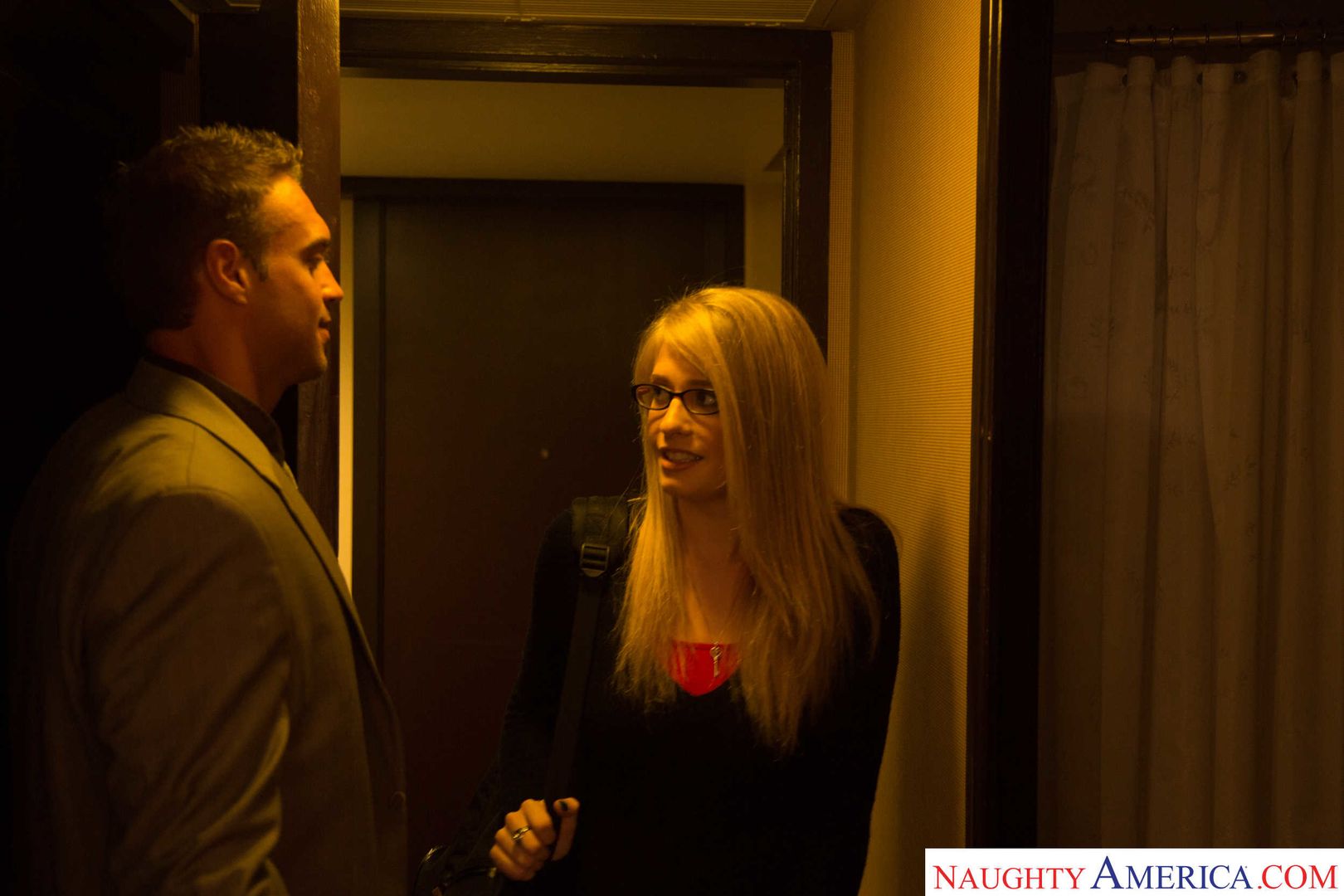 Semi-Reluctant college hottie, Allie James, meets her sugardaddy and gets right down to business