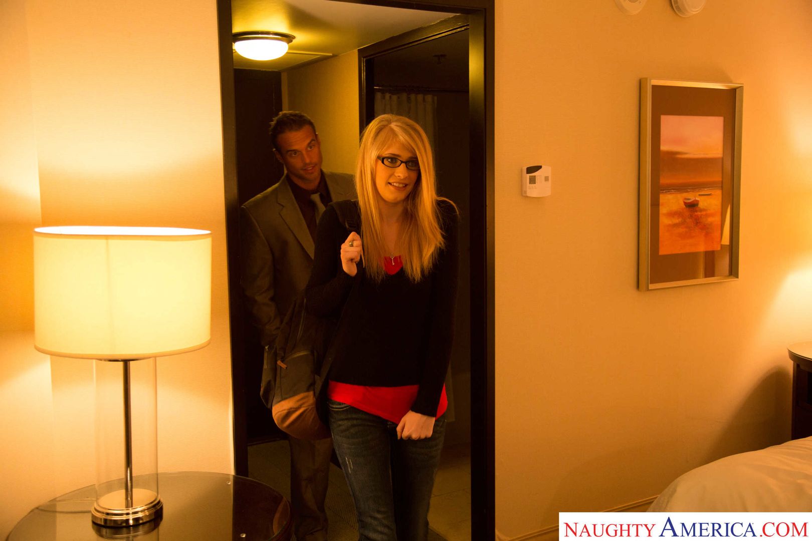 Semi-Reluctant college hottie, Allie James, meets her sugardaddy and gets right down to business