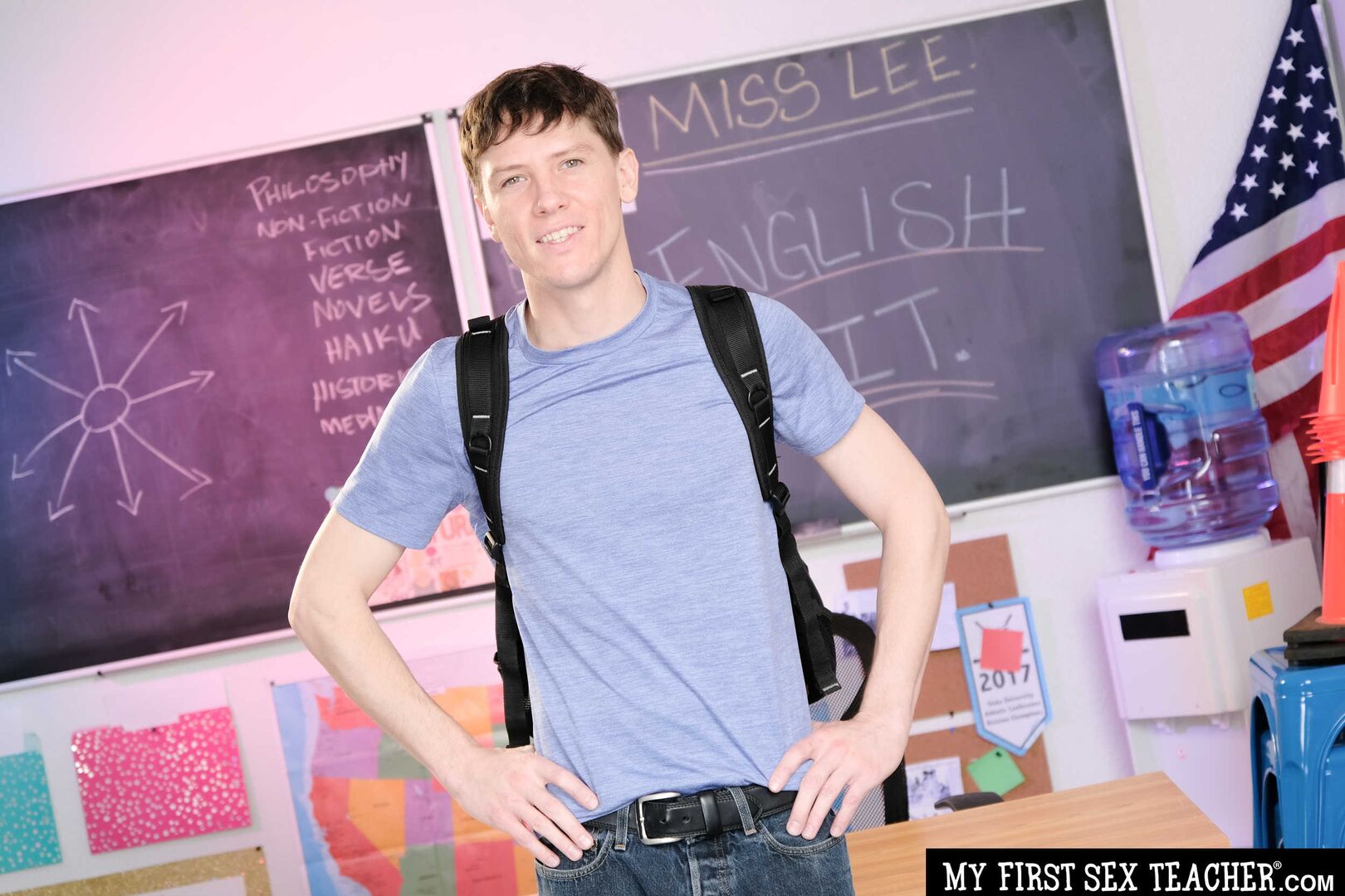 McKenzie Lee fucks her student so he can focus better in class