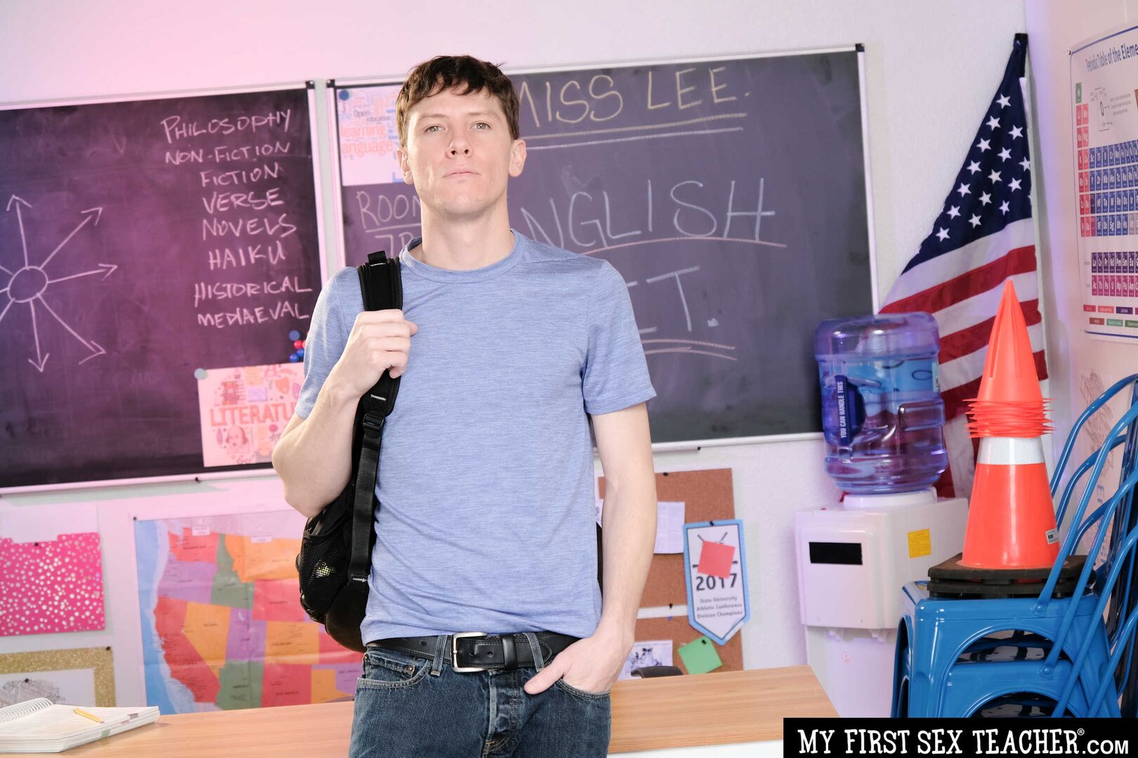 McKenzie Lee fucks her student so he can focus better in class