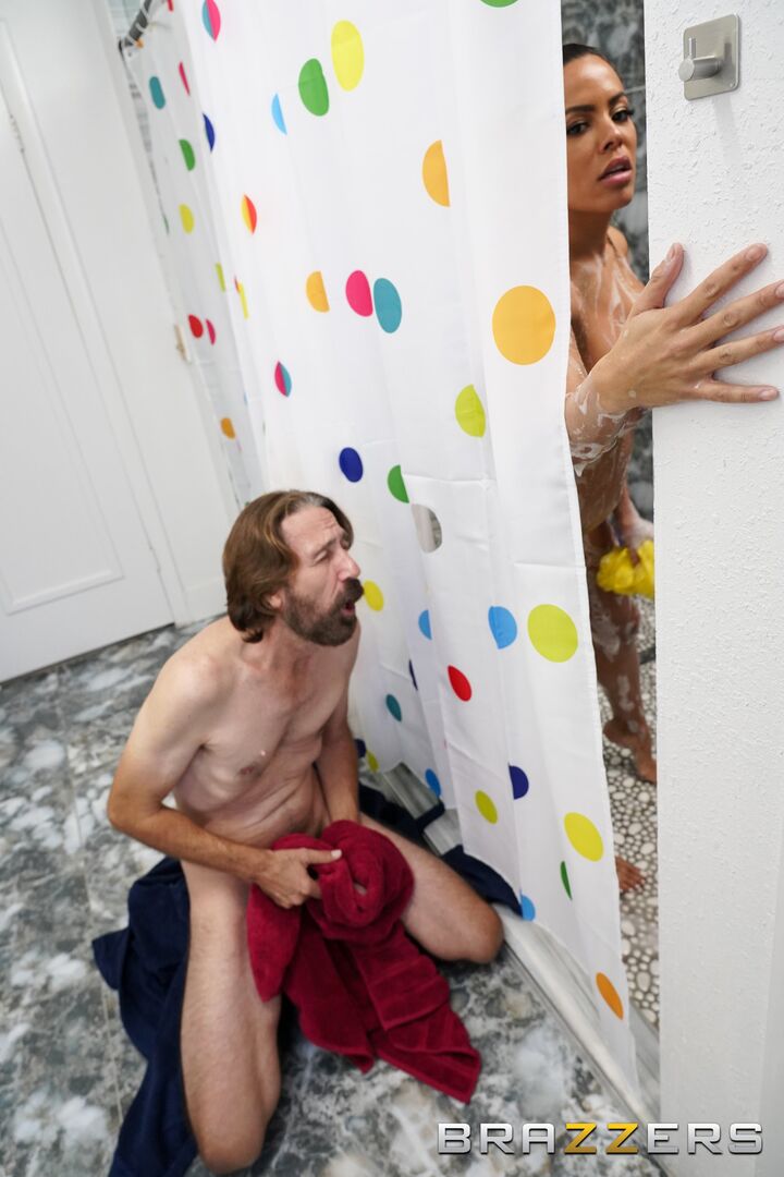 Spunking Up Her Shower Time