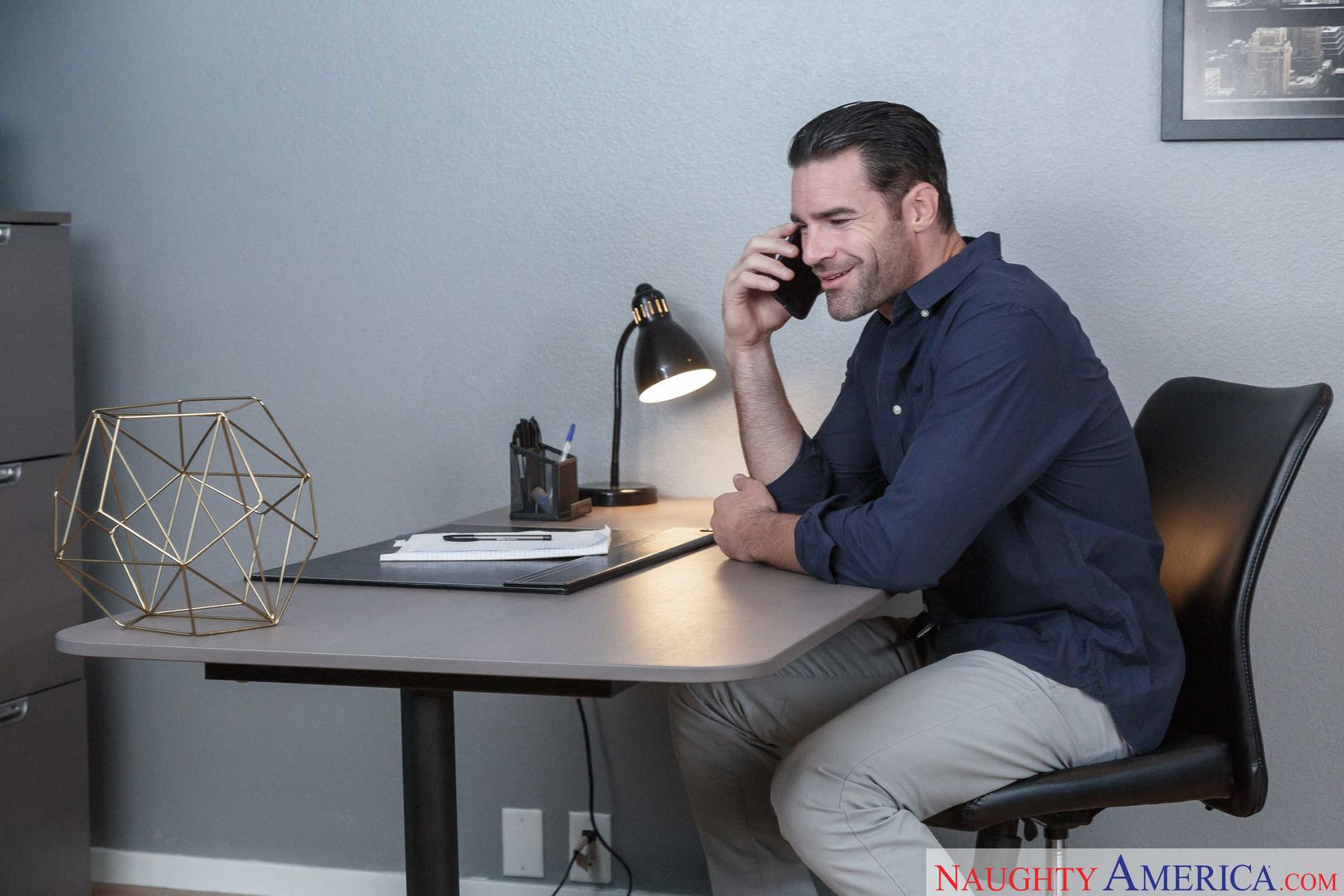 Nicole Aniston fucking in the desk with her athletic body