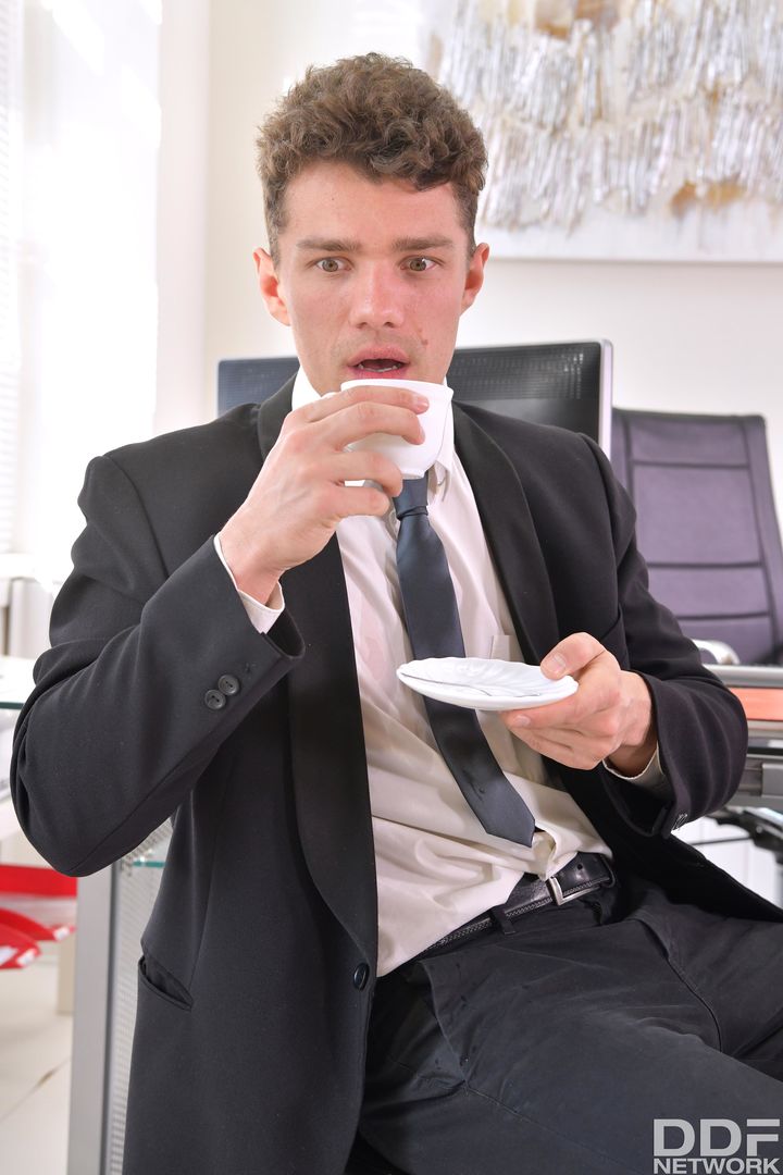 Squirting At The Office