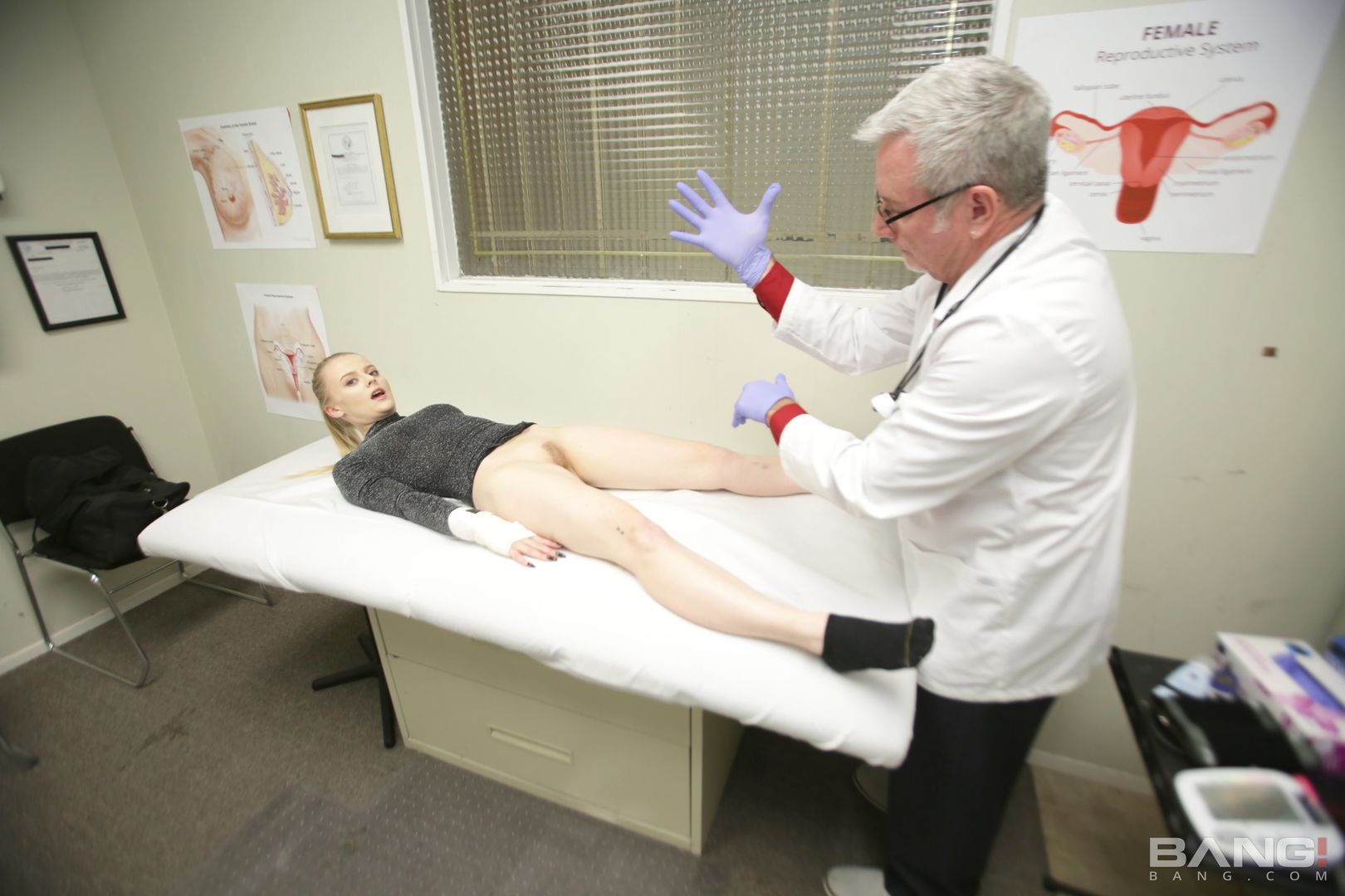 Paris White Is A Cutie Gymnast That Gets An Internal Exam From Her Doc!