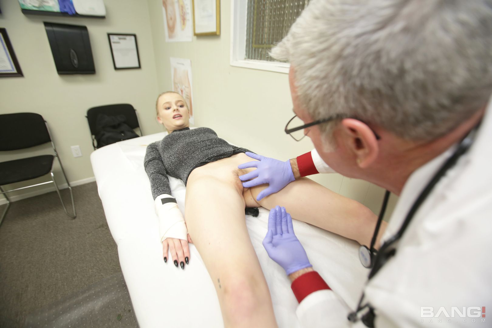 Paris White Is A Cutie Gymnast That Gets An Internal Exam From Her Doc!
