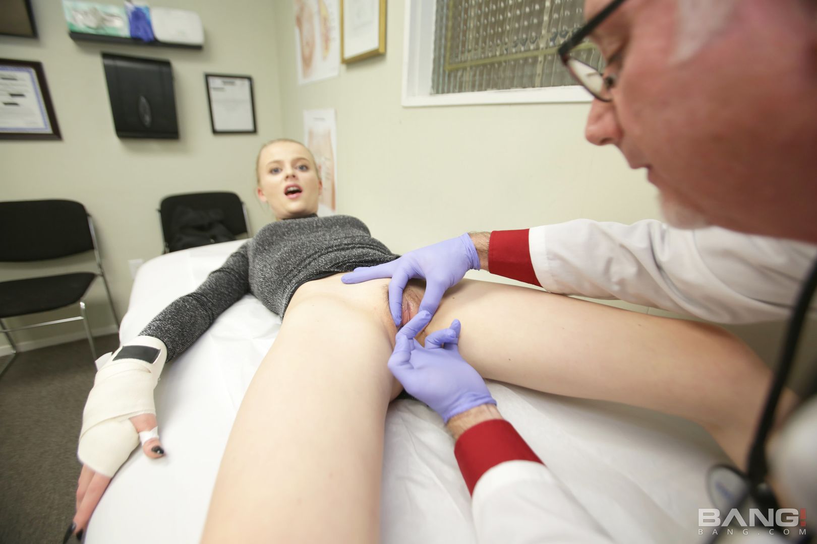 Paris White Is A Cutie Gymnast That Gets An Internal Exam From Her Doc!