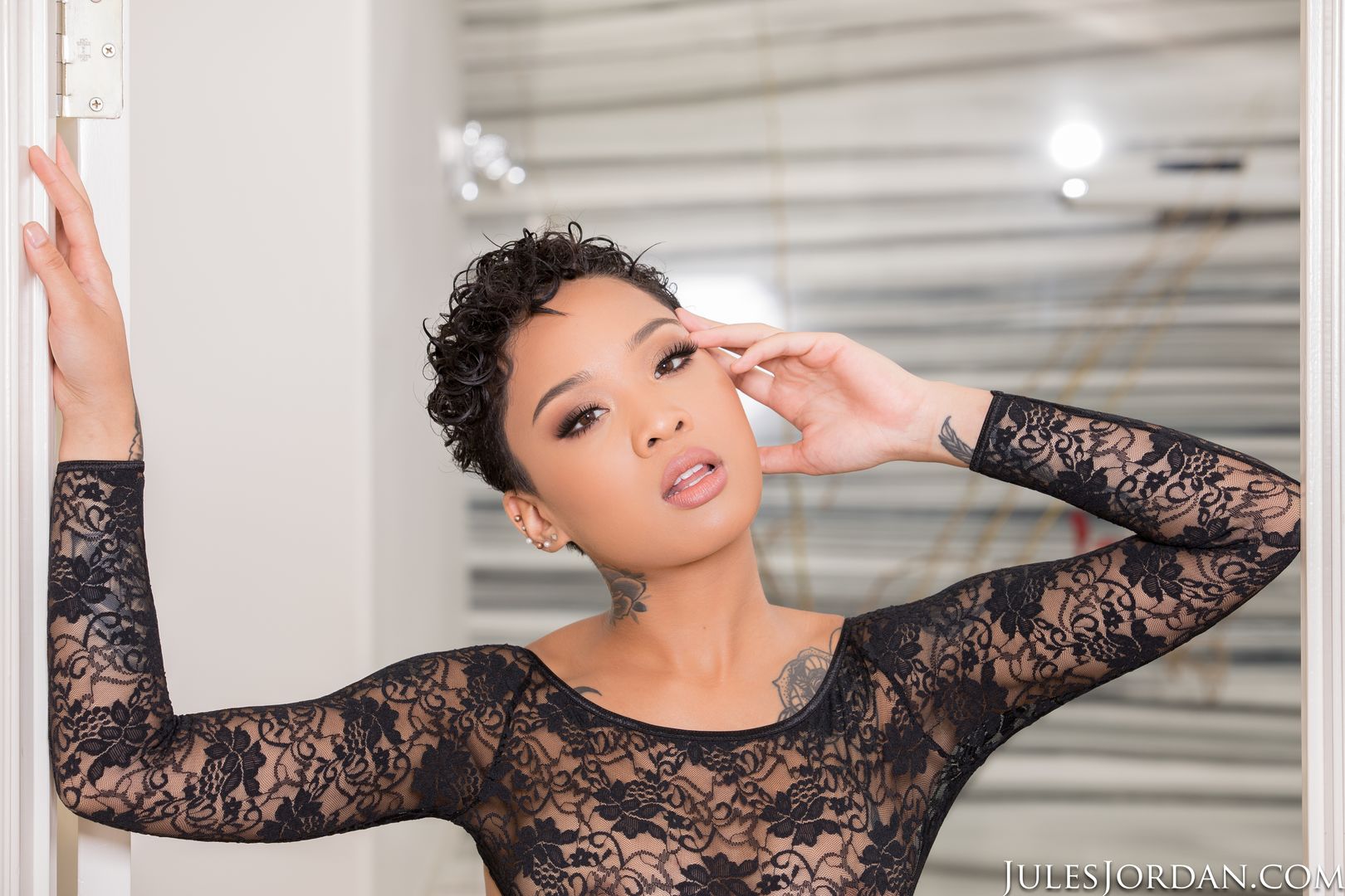 Blasian Babe Honey Gold Rewarded With 12 Inches Of Cock