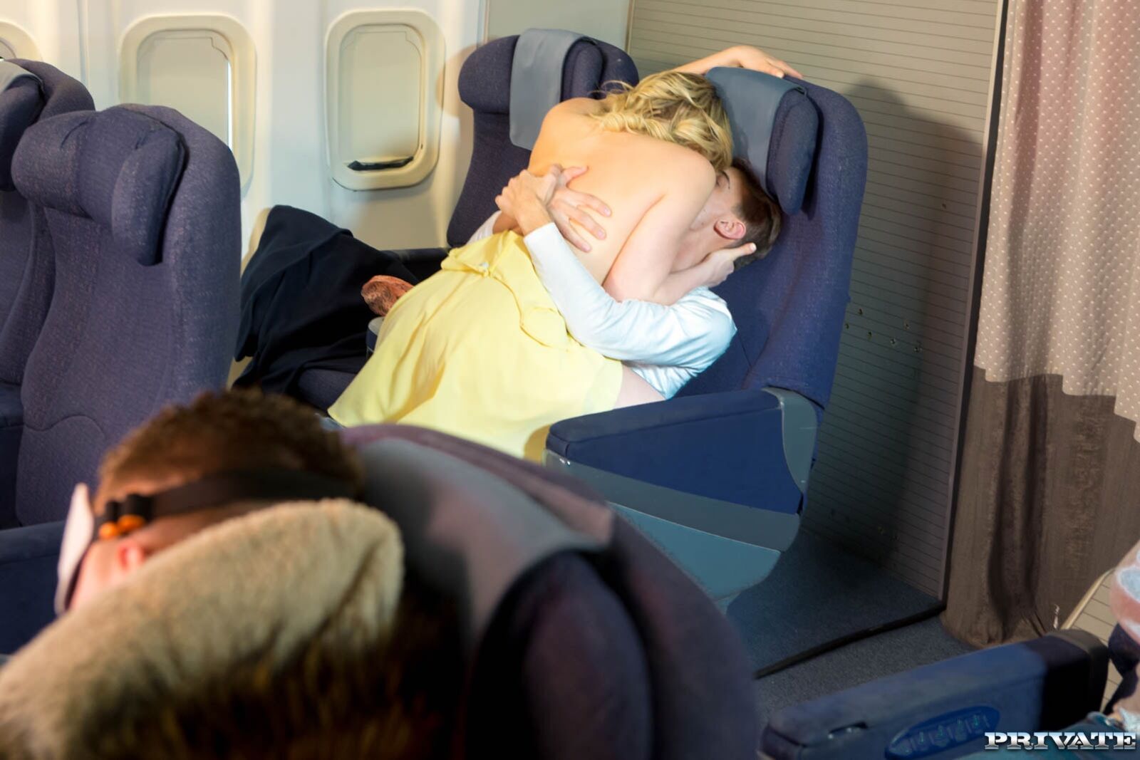 Mia Malkova, debuts for Private by fucking on a plane