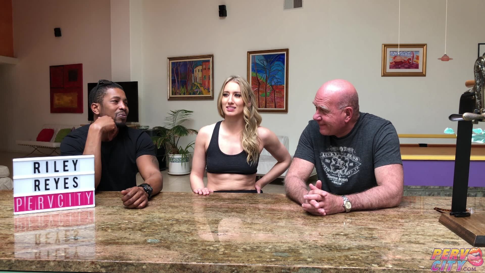 BTS Sultry Blonde Slut Riley Reyes