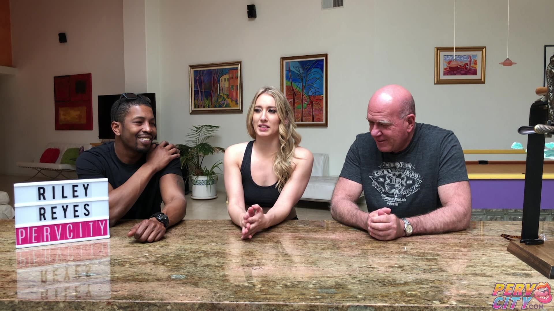 BTS Sultry Blonde Slut Riley Reyes