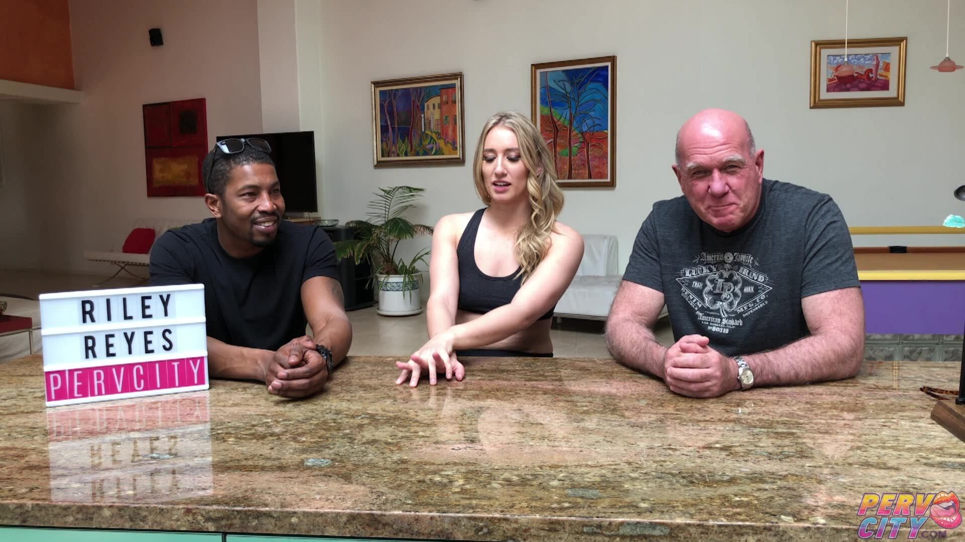 BTS Sultry Blonde Slut Riley Reyes