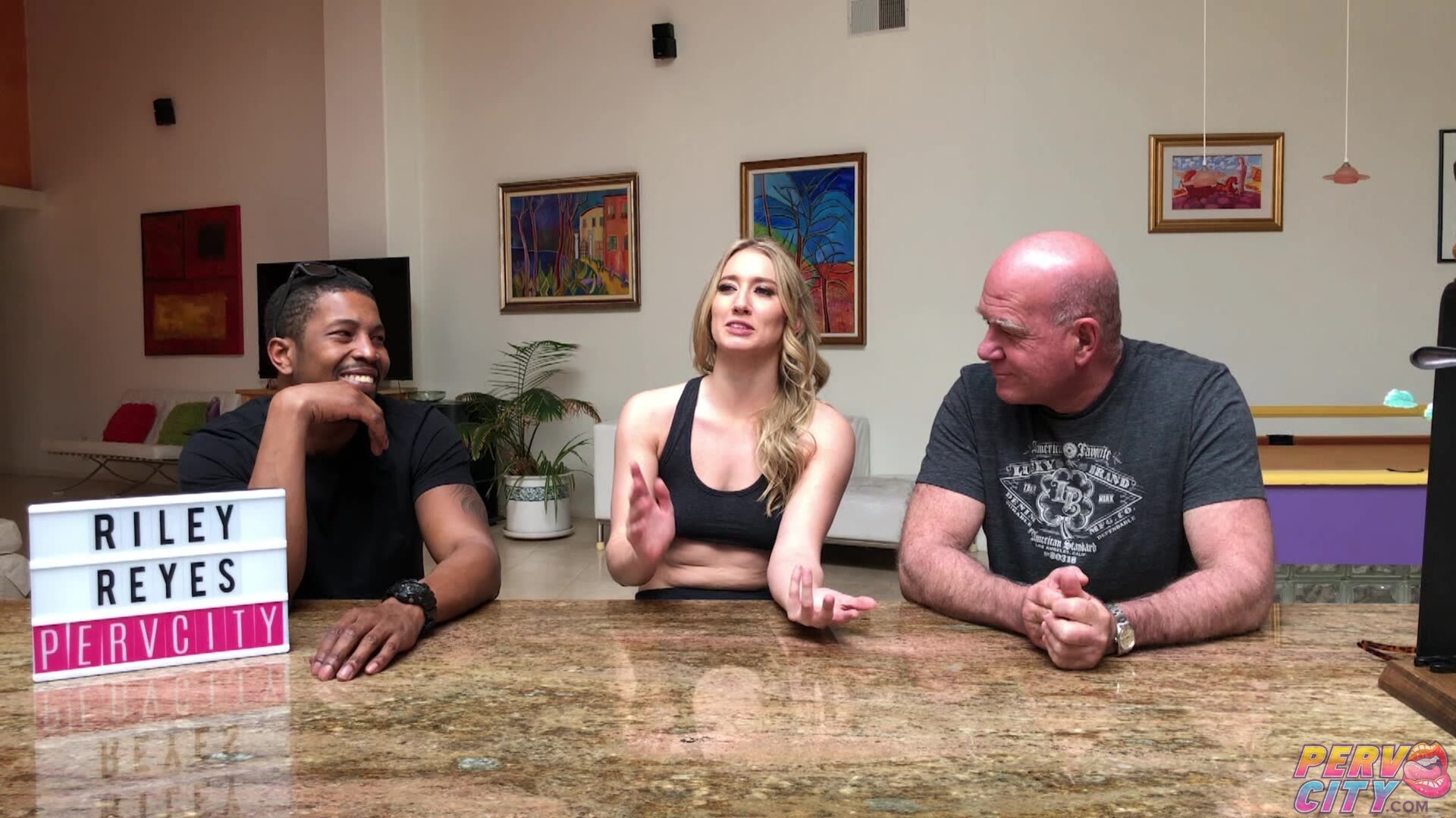 BTS Sultry Blonde Slut Riley Reyes