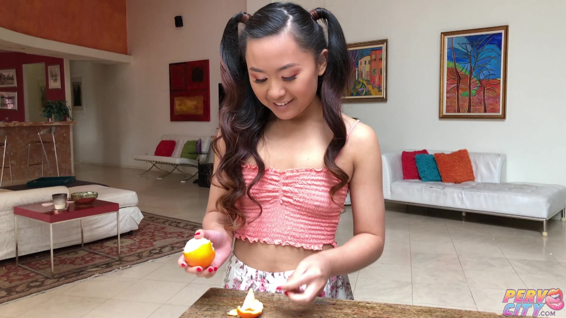 BTS Cute Asian Teen Elle Voneva