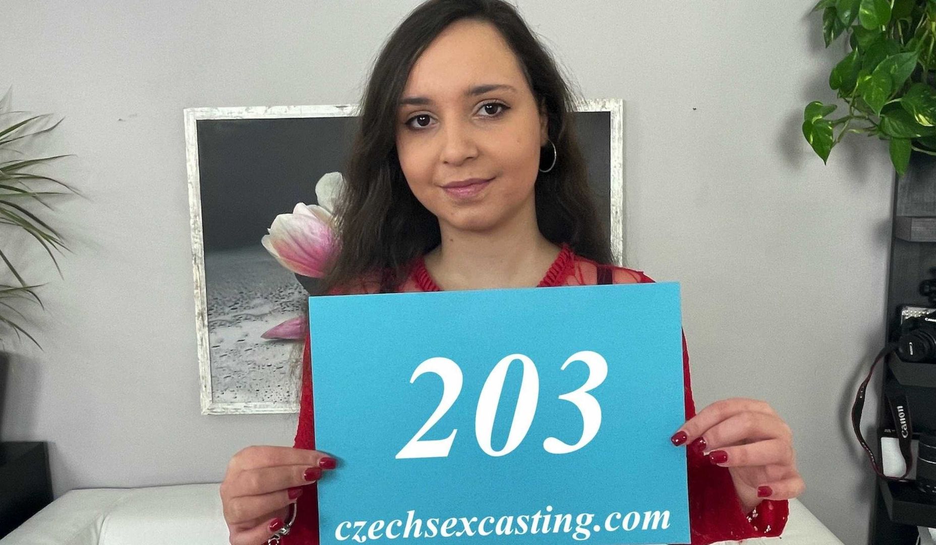 Chubby girl tries her luck at the casting