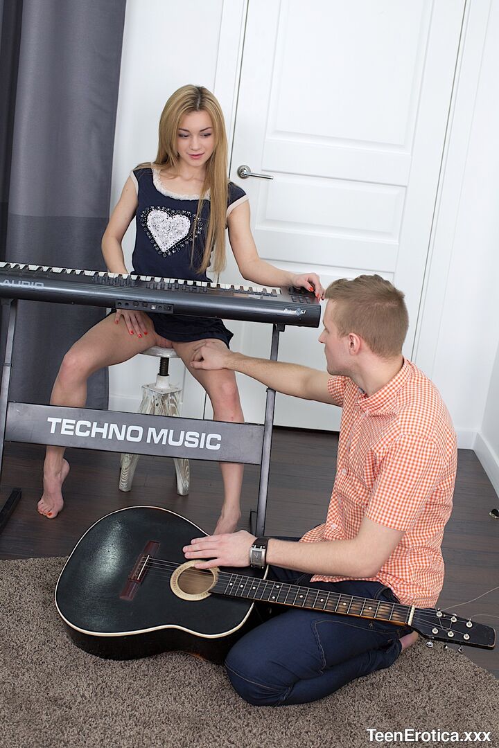Sonya Makes Sweet Music Playing The Skin Flute