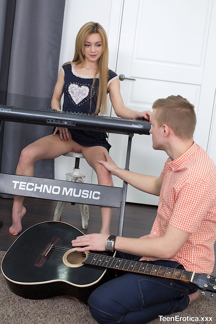 Sonya Makes Sweet Music Playing The Skin Flute