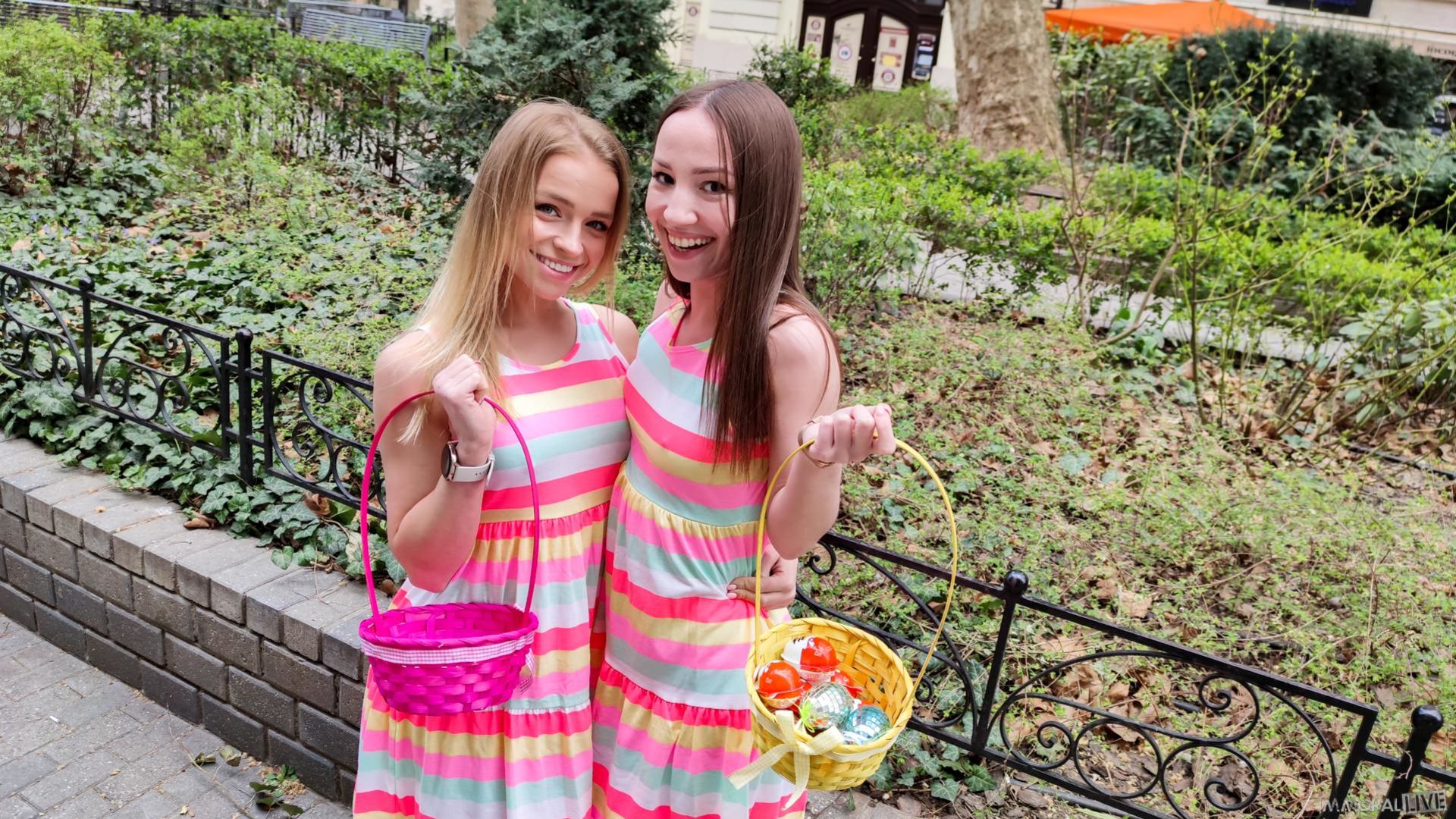 Super Cute Cousins Kate and Alexa Have a Crazy Easter Egg Hunt