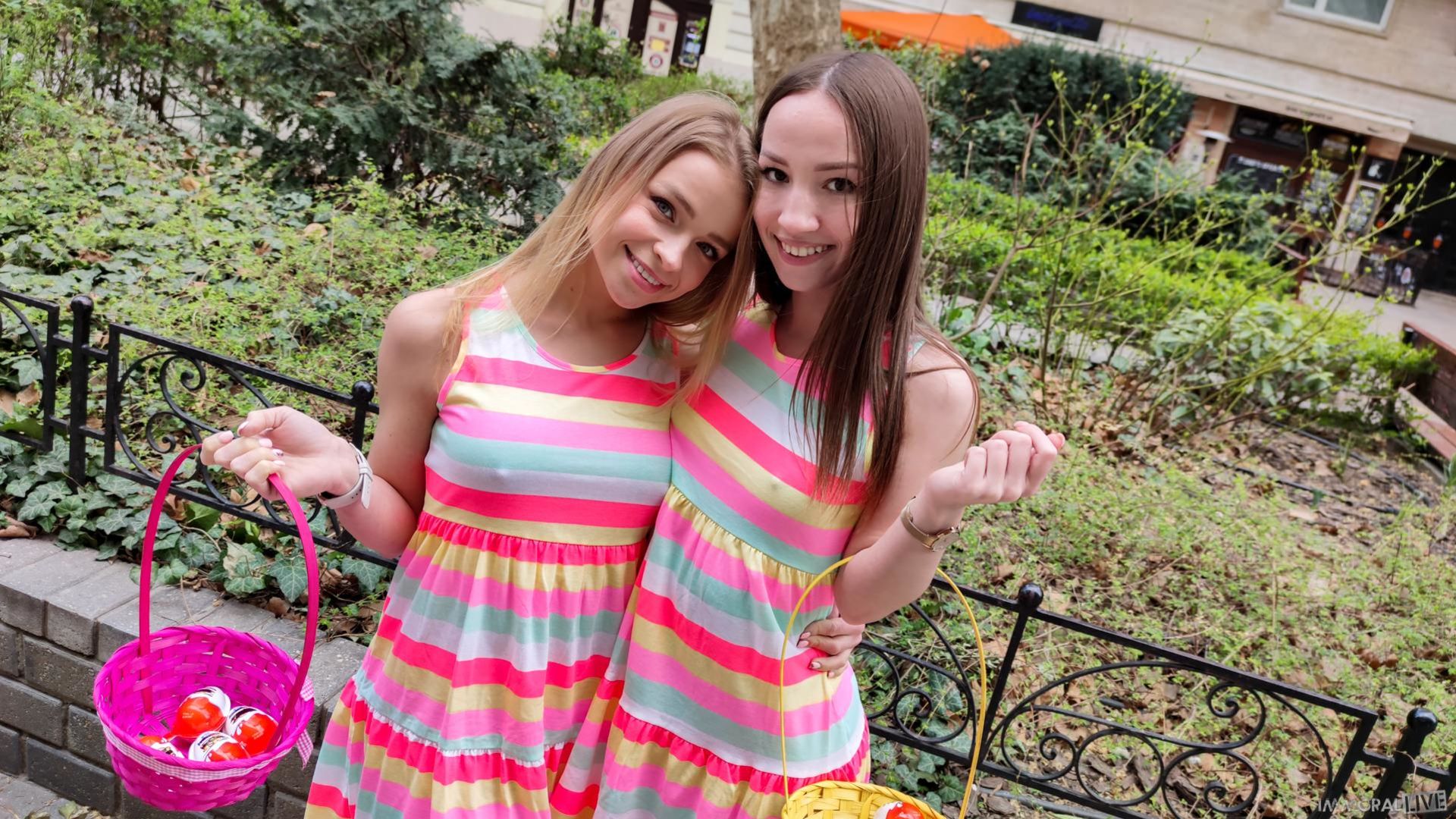 Super Cute Cousins Kate and Alexa Have a Crazy Easter Egg Hunt