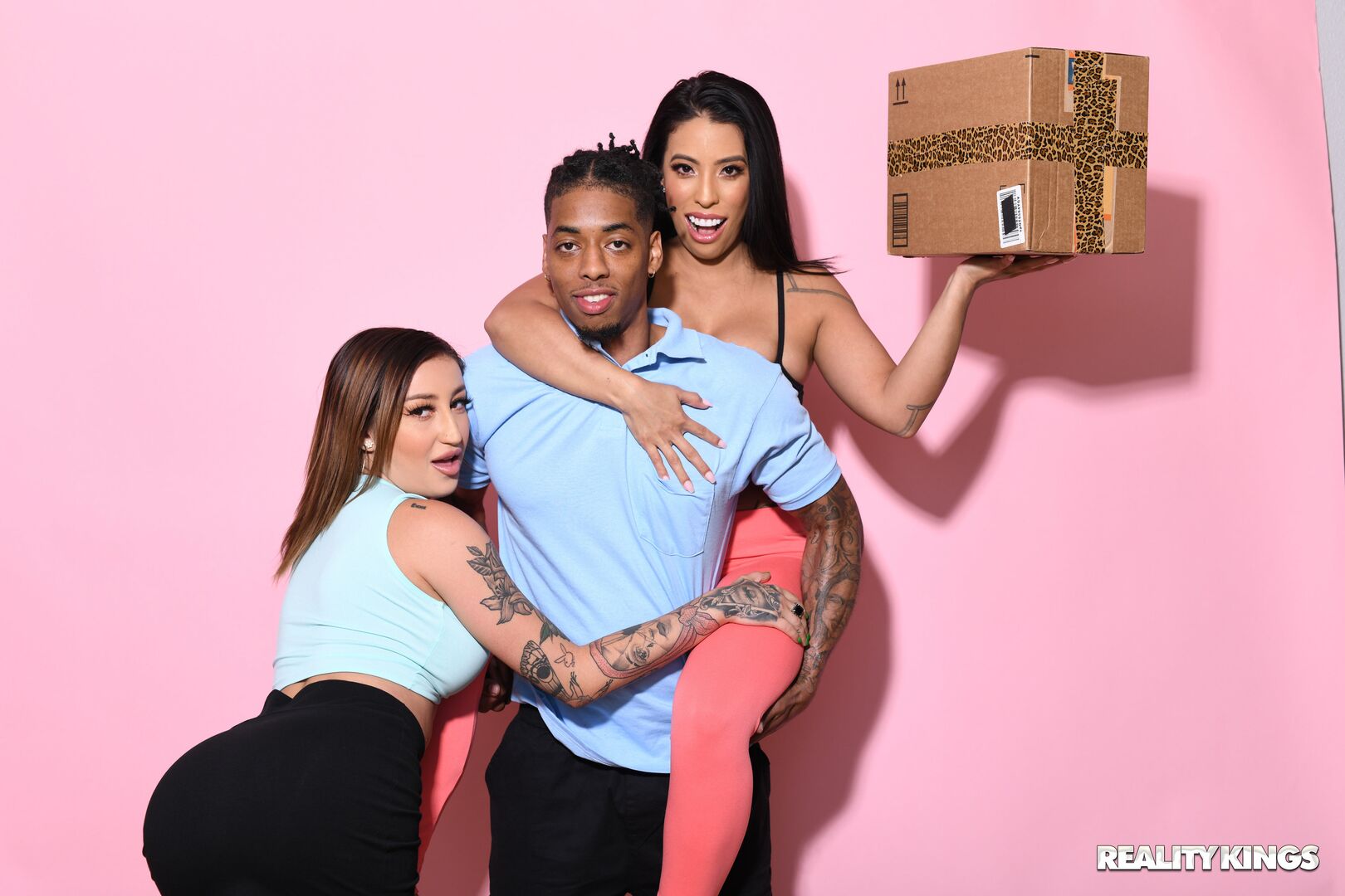 Delivering On A Porno Set