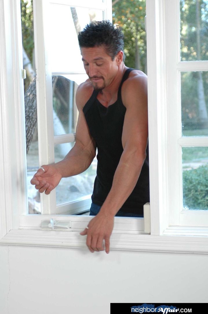 Hot and Sexy Eve Laurence fucks the peeping-Tom next door
