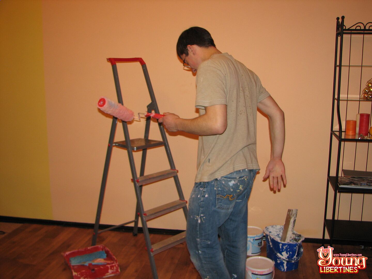 DOUBLE-FUCKED BY THE PAINTERS