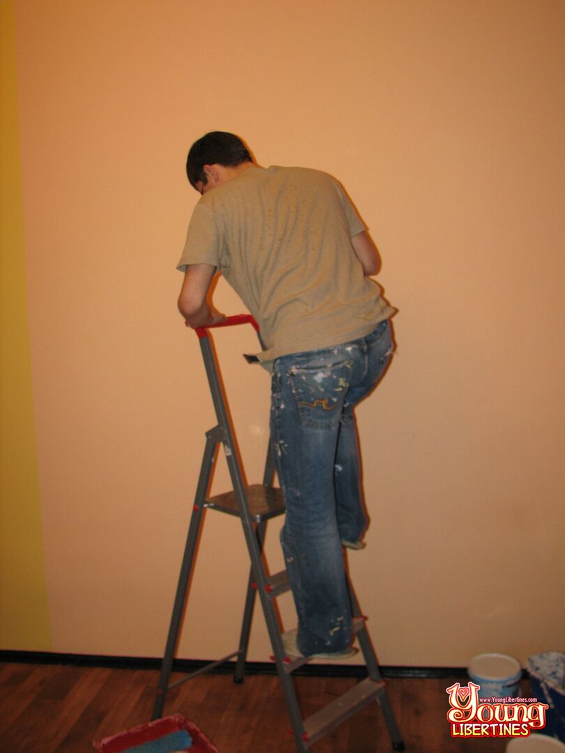DOUBLE-FUCKED BY THE PAINTERS