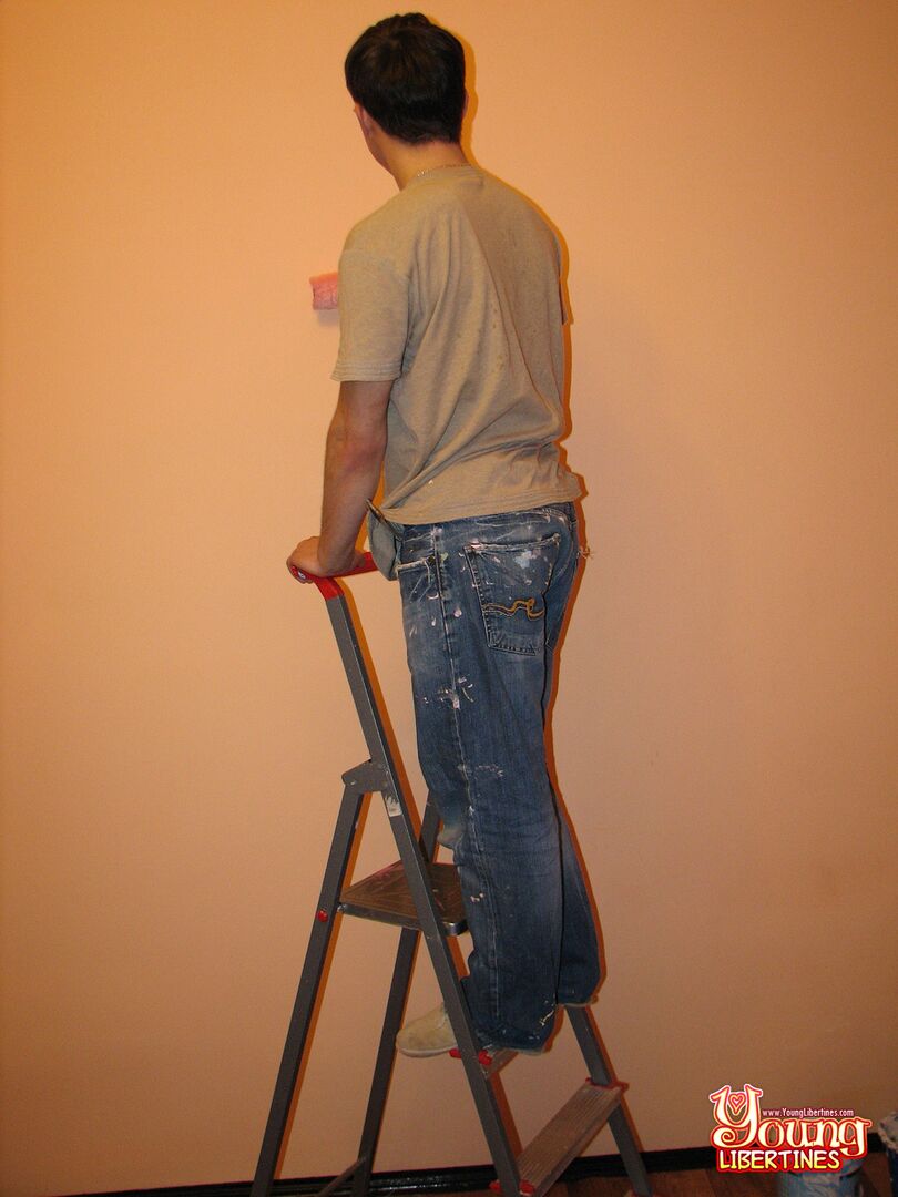 DOUBLE-FUCKED BY THE PAINTERS