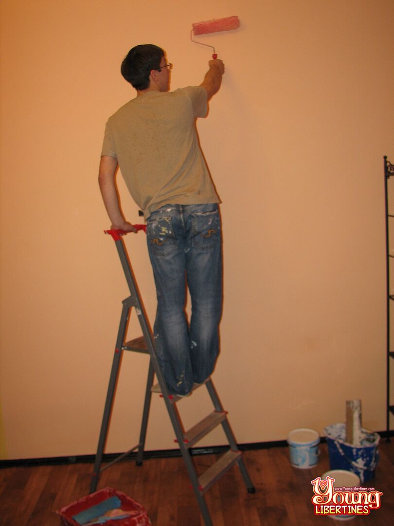 DOUBLE-FUCKED BY THE PAINTERS