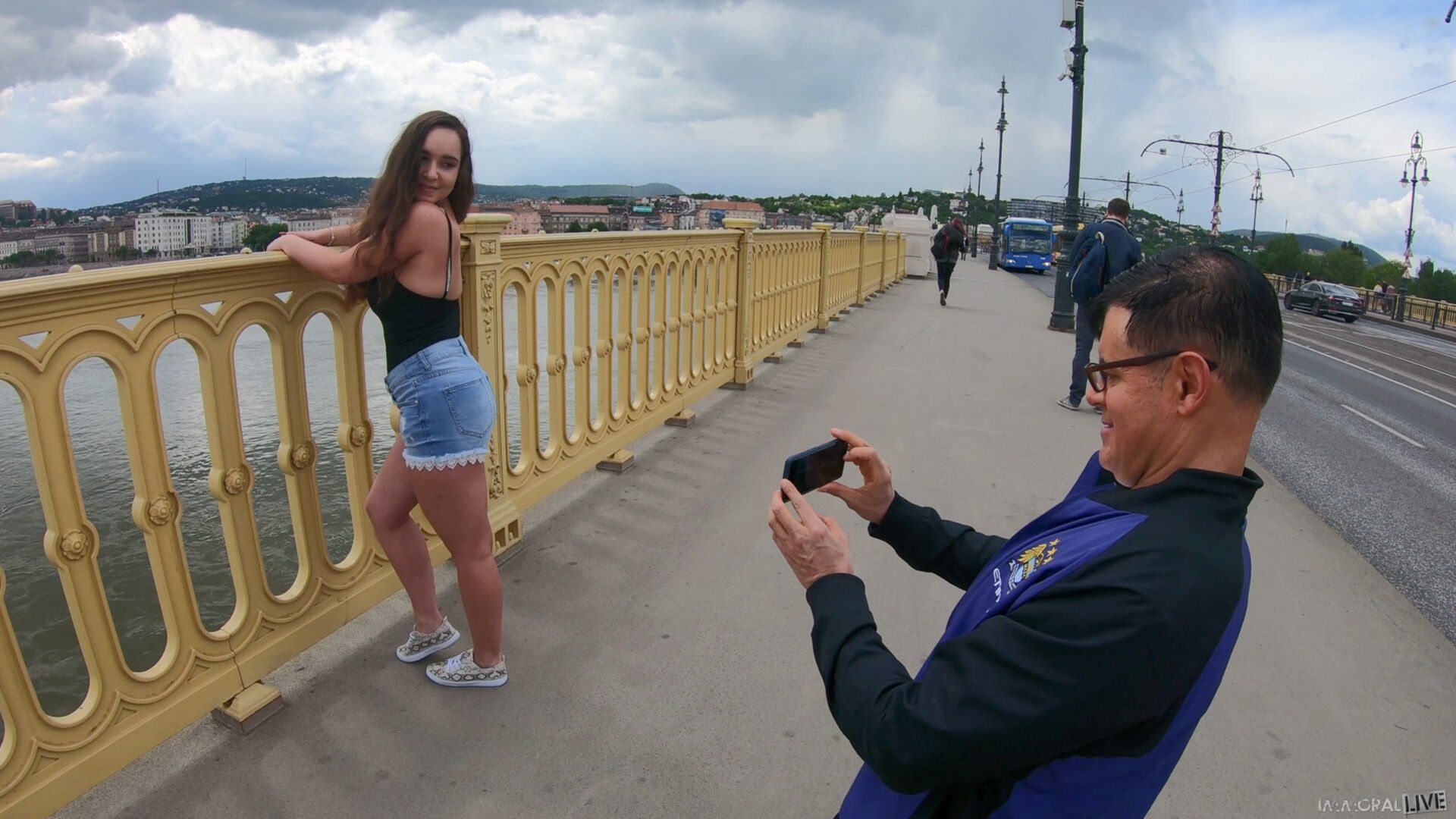 Thunderstorm Brings Out The Tiger in Mega Busty Teen
