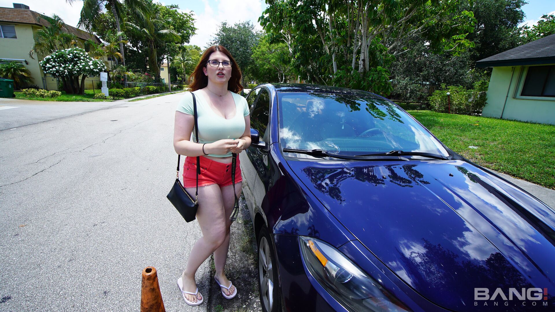Bess Breast Fucks To Get Her Car Towed For Free