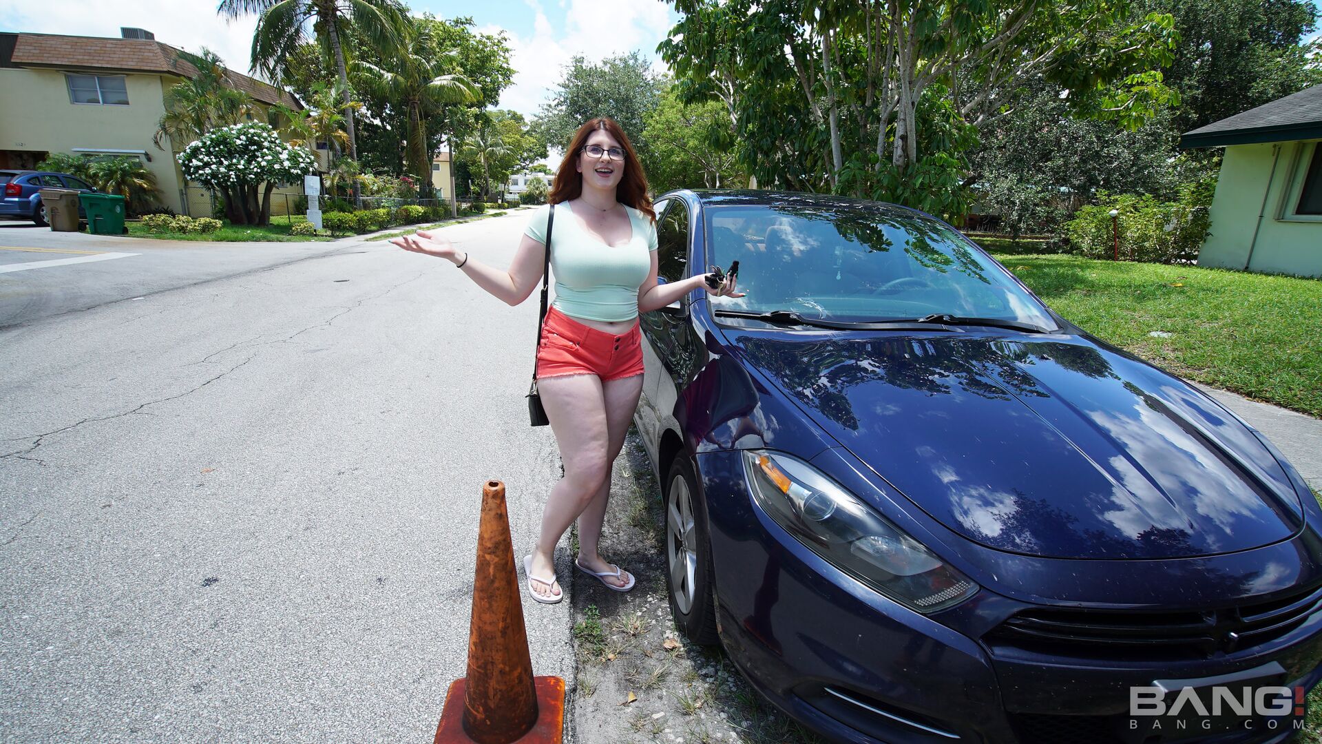 Bess Breast Fucks To Get Her Car Towed For Free