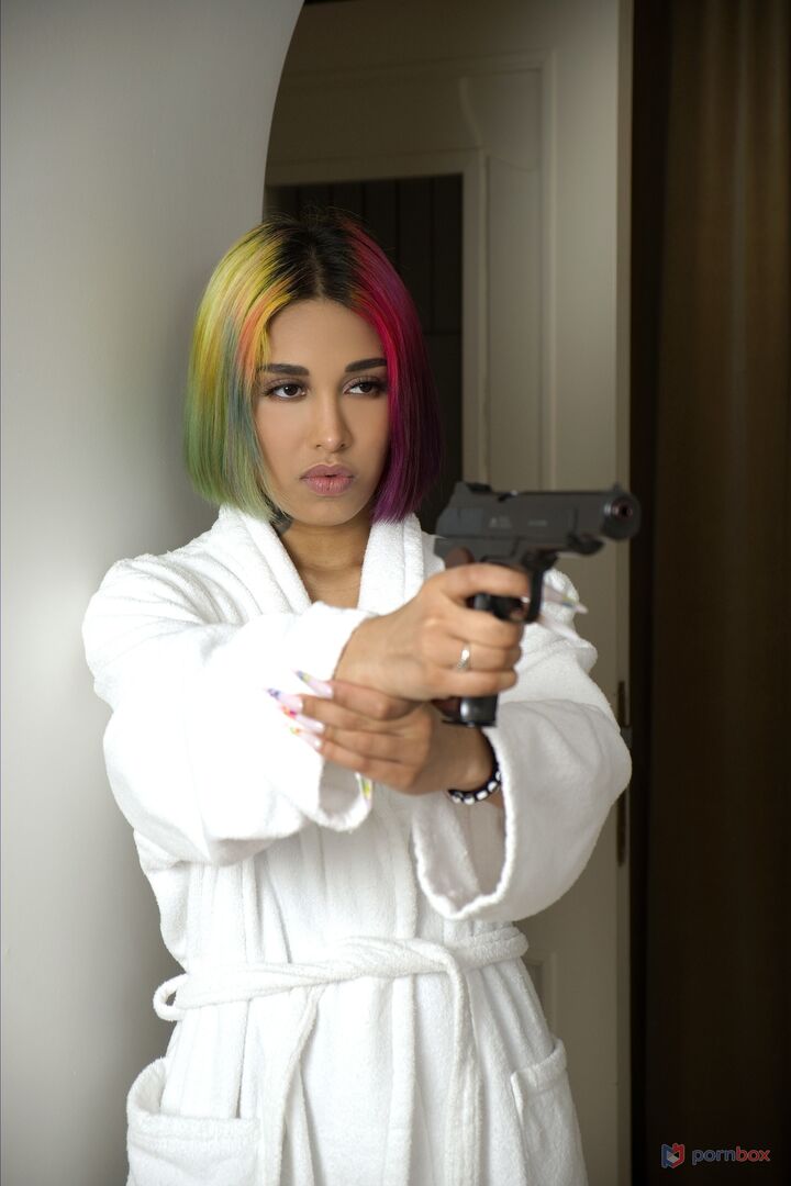 Slutty Cop Roxy Lips DP’d by Partners After Busting Burglar GP2014