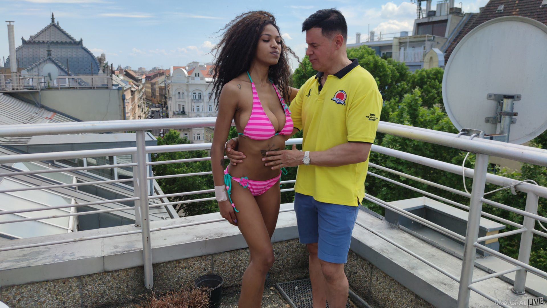 Tina Fire - Cousins Tag Team Busty Brazilian - Part 1