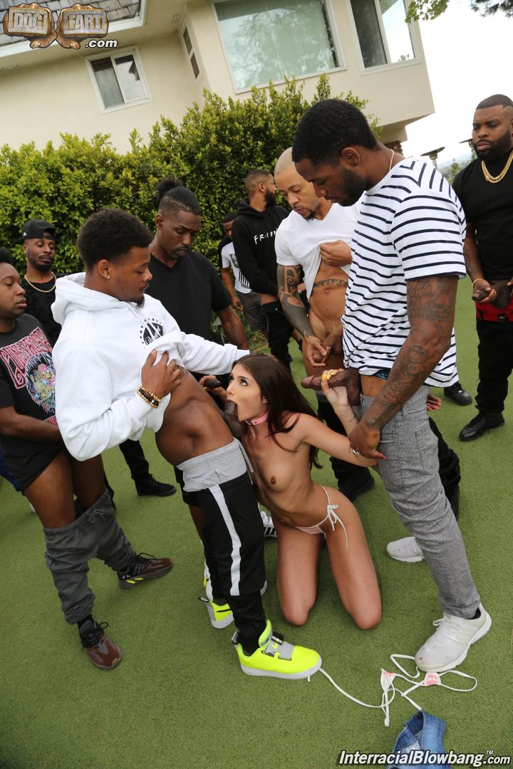 Adria Rae-InterracialBlowbang