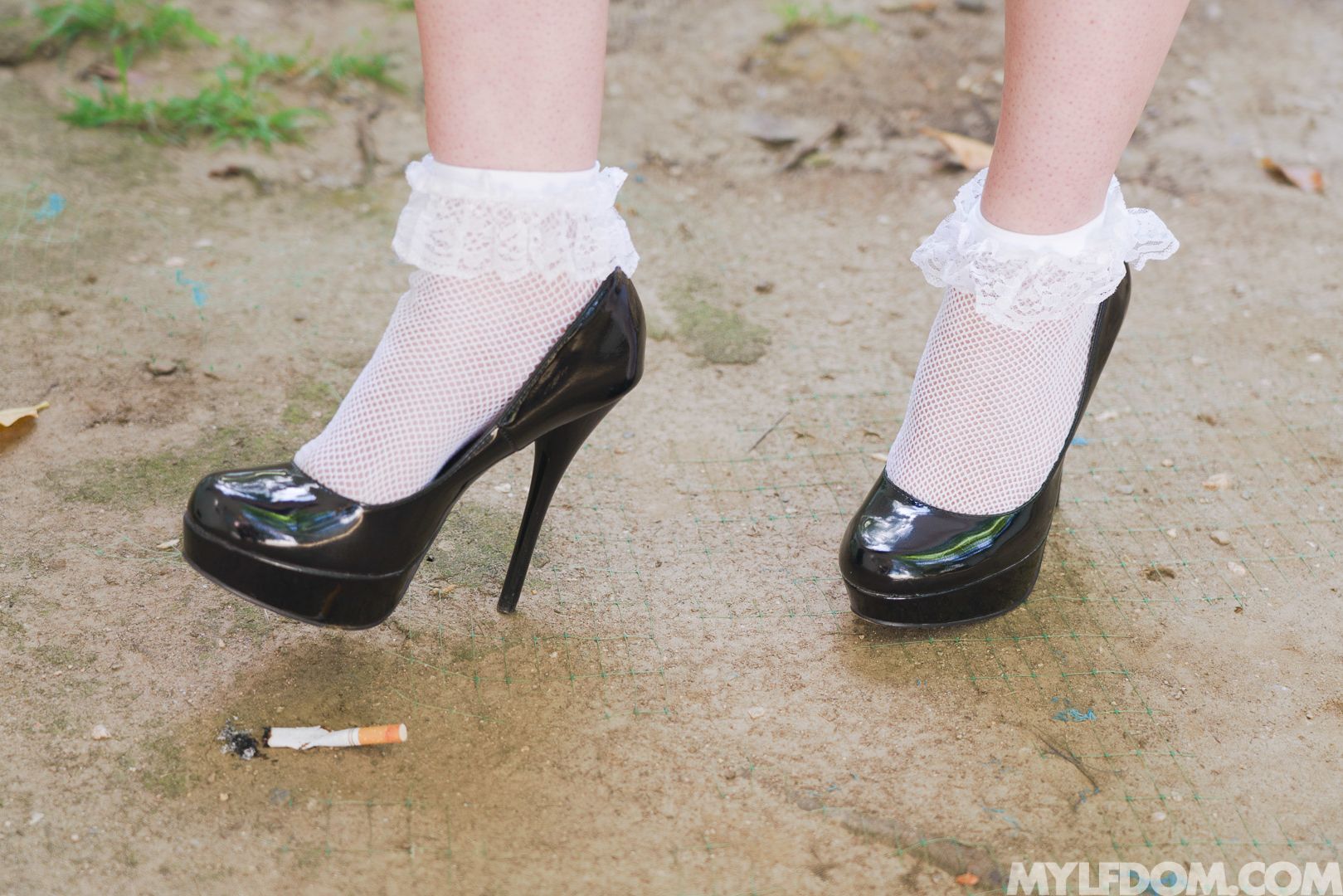 Ciggies Make Her Gag
