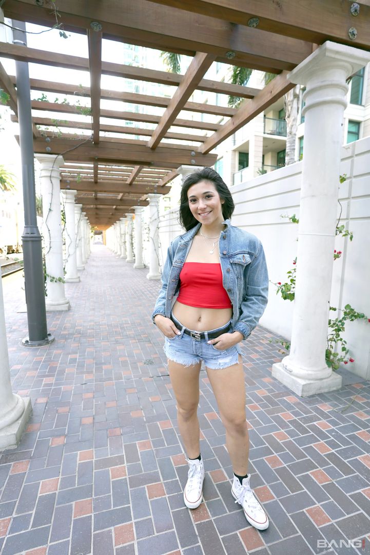 Brooklyn Gray Is A Troublemaker That Gets Fucked In The Stairwell